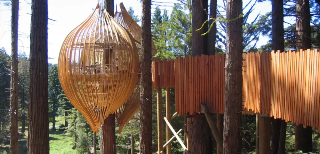 yellow treehouse